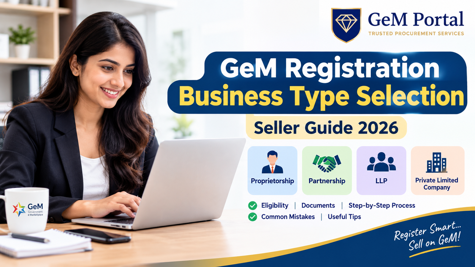 GeM Registration Business Type Selection | Seller Guide 2026